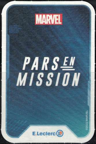 Carte à Collectionner Collector Pars en Mission Marvel E. Leclerc +3 Puissance 107
