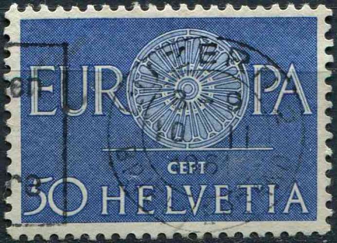 SUISSE 1960 OBLITERE N° 667 europa