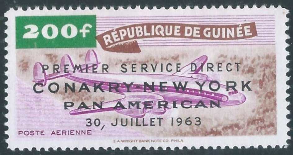 Guinée - Poste Aérienne - Y&T 0037 (**)