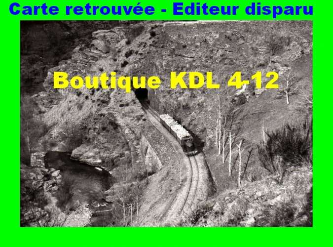 BVA 570-08 - Train - locotracteur entre LE ROUVE JALCRESTE et CASSAGNAS BARRE - Lozère - CFD 