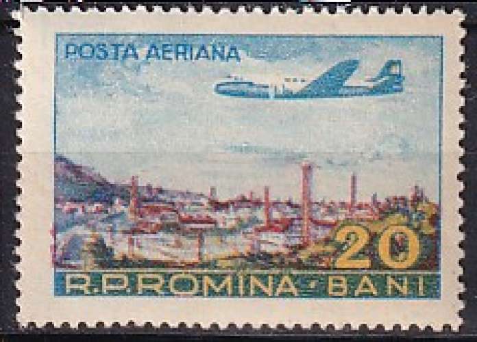 roumanie ...  P.A. n° 65  neuf** ... 1956