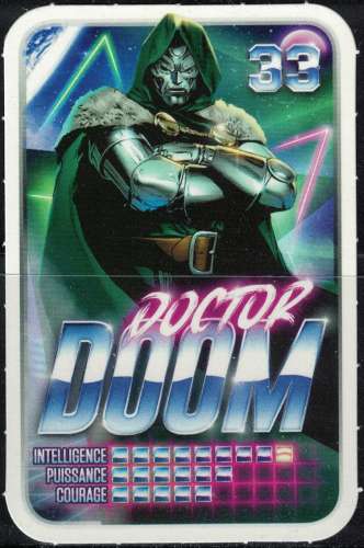 Carte à Collectionner Révèle ton Pouvoir Marvel 2021 E. Leclerc Doctor Doom 33