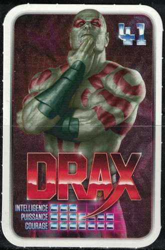 Carte à Collectionner Révèle ton Pouvoir Marvel 2021 E. Leclerc Drax 41