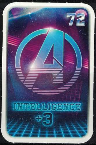 Carte à Collectionner Révèle ton Pouvoir Marvel 2021 E. Leclerc +3 Intelligence 72