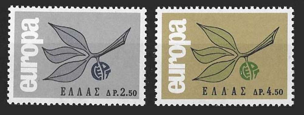 Grèce Europa 1965 - Y&T 868 et 869 ** MNH