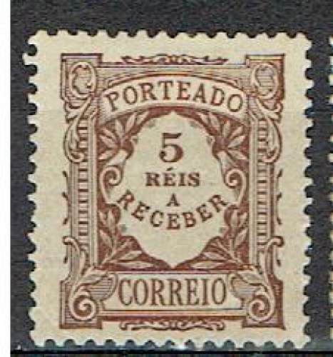 PORTUGAL 1904 - TAXE YT 7 * MH.
