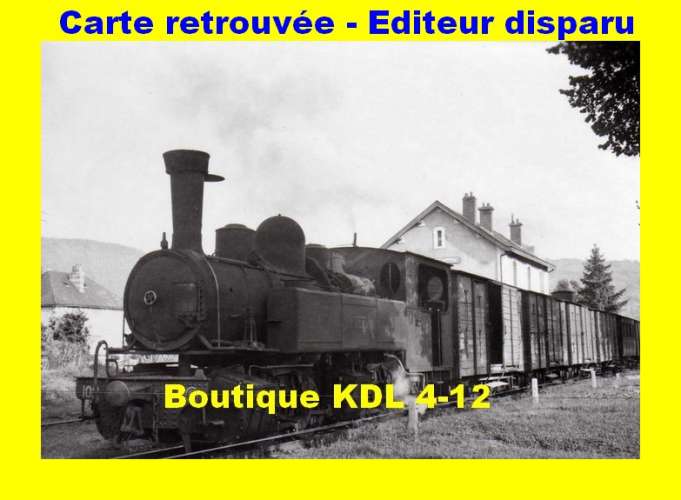 BVA 644-01 - Train MV - Loco ANF 020+020 T n° 102 en gare - ARGENTAT - Corrèze - POC