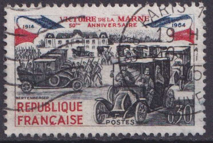 France 1964 Y&T 1429 oblitéré - Victoire de la Marne