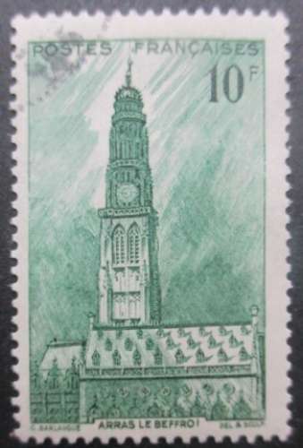 FRANCE N°567 Beffroi d'Arras oblitéré