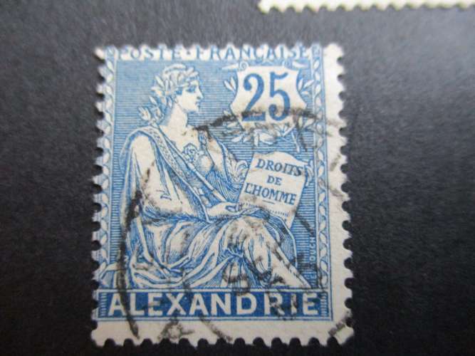 alexandrie y & t 27 obl 1902