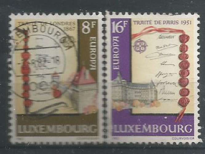 Luxembourg 1982 - YT n° 1002/1003 - Europa - cote 1,50