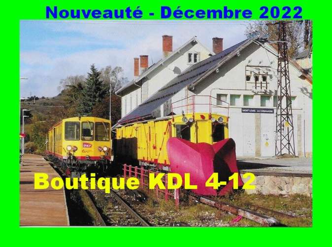 RU 2012 - Fourgon automoteur chasse-neige et automotrice - MONTLOUIS - Pyrénées-Orientales - SNCF