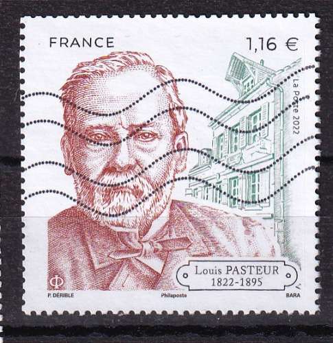 N° Yvert 5554 oblitéré - Louis Pasteur