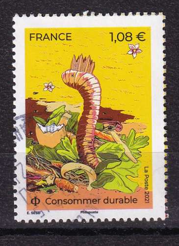 N° Yvert 5516 oblitéré - Consommer durable