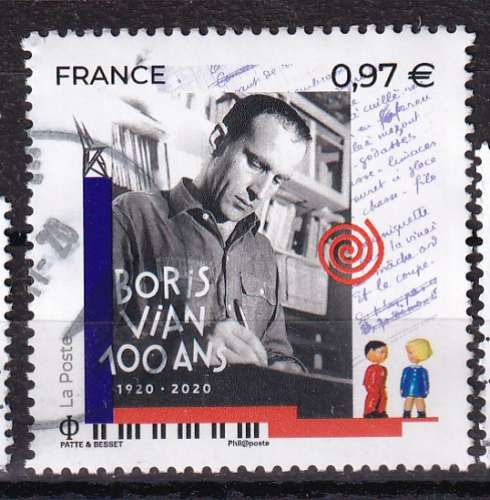 N° Yvert 5383 oblitéré - Boris Viani