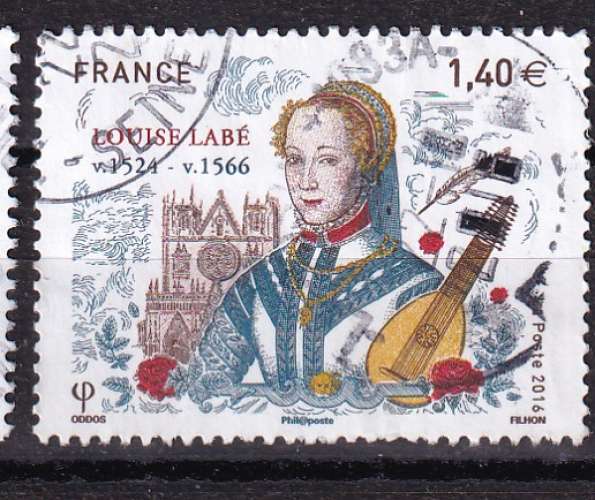 N° Yvert 5062 - oblitéré - Louise Labé