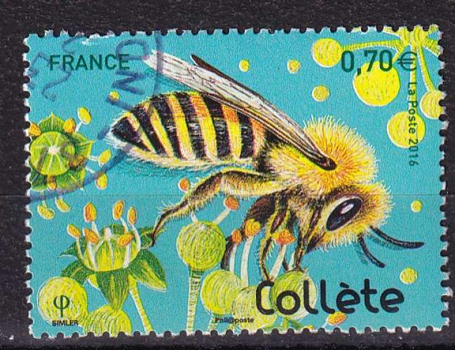 N° Yvert 5051 - oblitéré - Abeille Collette