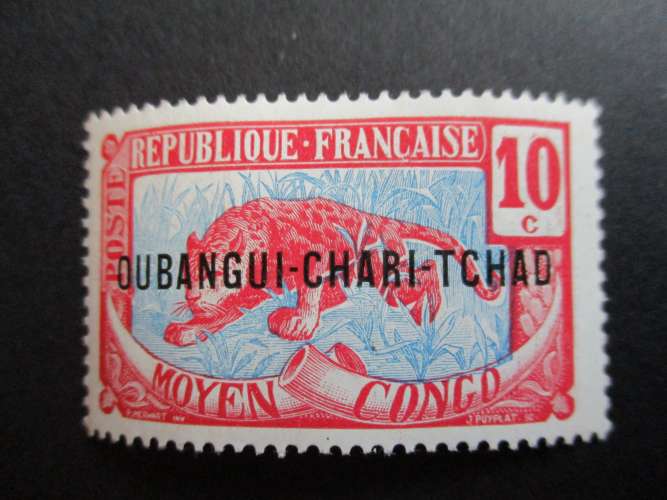 oubangui y & t 5 * 1915
