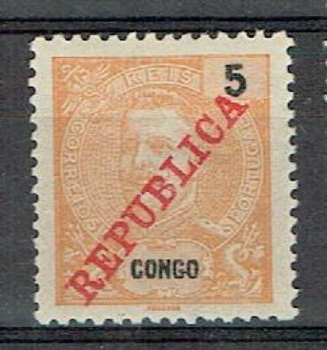PORTUGAL CONGO 1911 - YT 61 MH SURCHARGÉ 