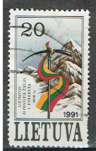 LITUANIE 1991 - YT 415 OBLITÉRÉ.