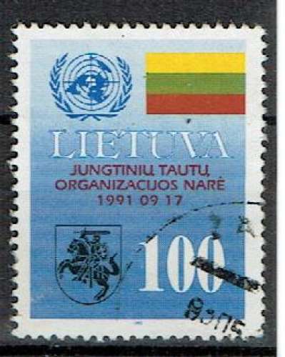 LITUANIE 1992 - YT 426 OBLITÉRÉ.