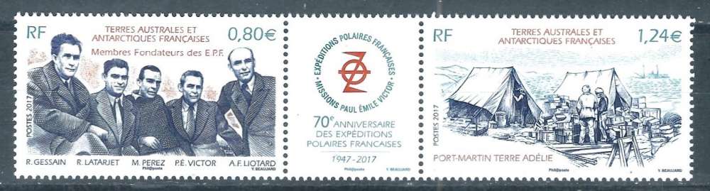 T.A.A.F. - Y&T 0816/0817 (**) - Expéditions polaires -