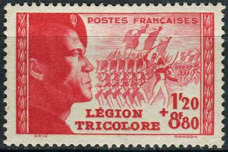 FRANCE 1942 OBLITERE N° 566 (*)