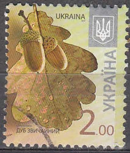 Ukraina 2012 Feuille de chêne O Cachet rond