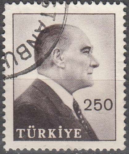 Türkiye 1965 Michel 1792 O Cote (2009) 0.30 Euro Kemal Atatürk Cachet rond