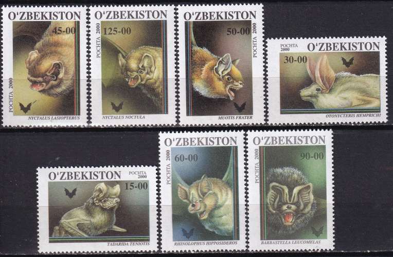ouzbékistan ... n° 190 à 196  neufs** ... 2000