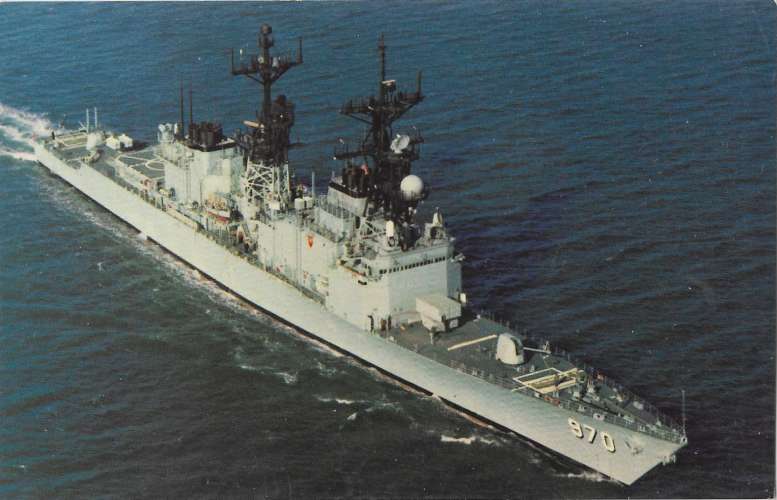 CPM - U.S.S. CARON - Destroyer (DD-970) 1 Octobre 1977.
