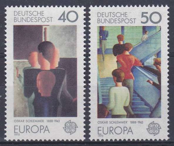 ALLEMAGNE RFA 1975 NEUF** MNH N° 689 690 europa