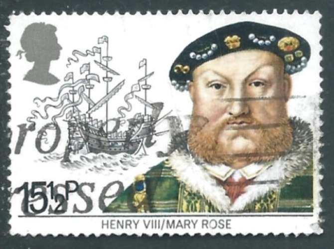 Grande Bretagne - Y&T 1047 (o) - Henri VIII -