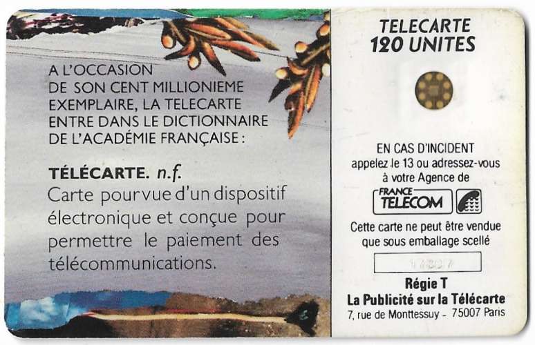 F115Aa TÉLÉCARTE - PHONE CARD 1990 - La Coupole  !!! TRÉS RARE !!!.