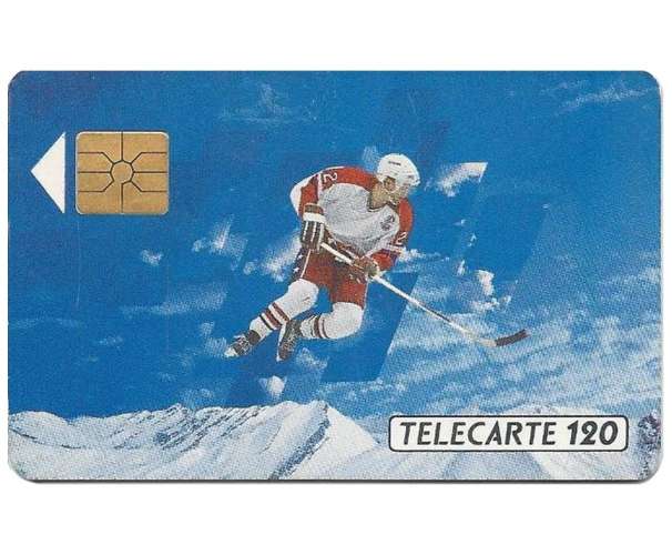 F194 TÉLÉCARTE - PHONE CARD 1991 - Hockey sur glace.