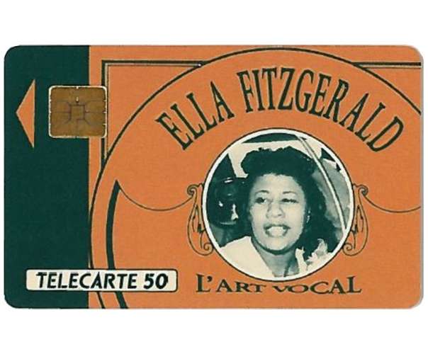 F203 TÉLÉCARTE - PHONE CARD 1991 - Ella Fitzgerald.