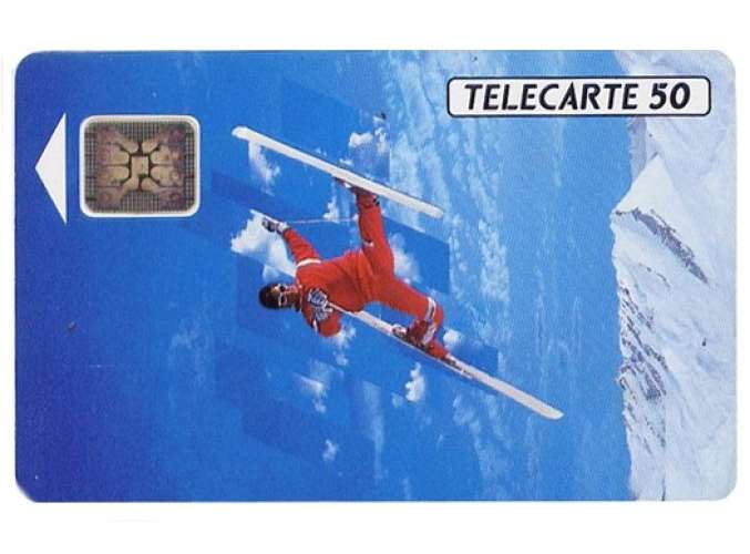 F222 TÉLÉCARTE - PHONE CARD 1991 - Ski acrobatique.