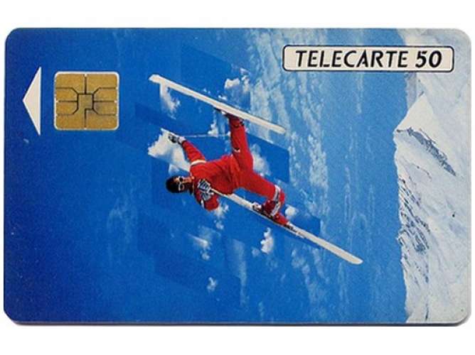 F222B TÉLÉCARTE - PHONE CARD 1991 - Ski acrobatique.