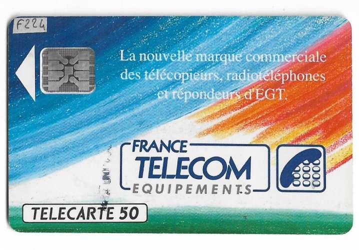 F224 TÉLÉCARTE - PHONE CARD 1991 - E.G.T.