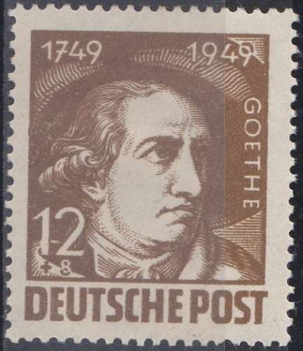 Allemagne zone Russe 1949 N° 70 Goethe    (H28) 
