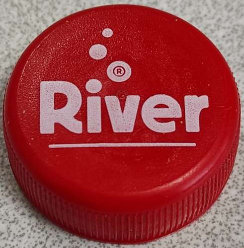 Capsule rouge plastique à visser River marque distribution Aldi Supermarchés