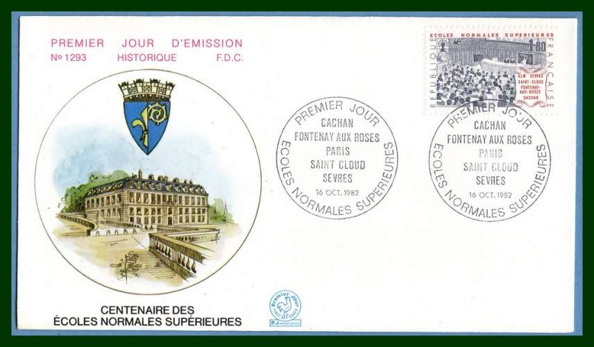 FDC N° 2237 Ecoles normales supérieures Cachan.... 1982 