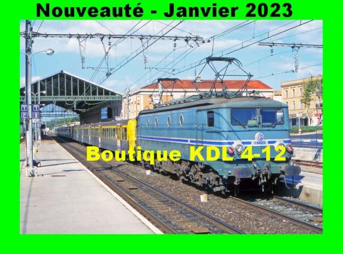 ACACF 800 - Train, loco CC 7145 en gare - NARBONNE - Aude - SNCF