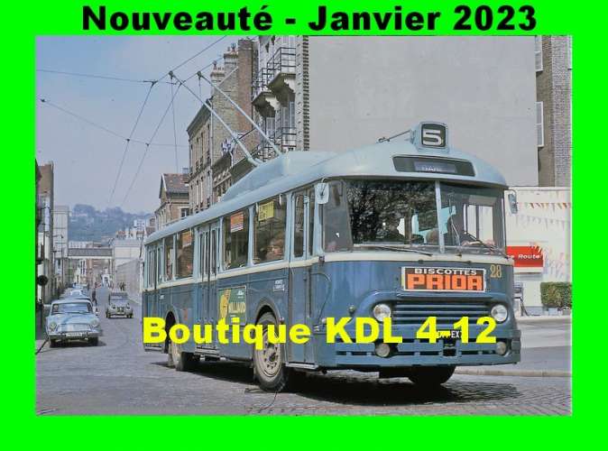 *ACACF Car 33 à 52 - Lot de 20 cartes postales modernes - Les trolleybus de nos parents -