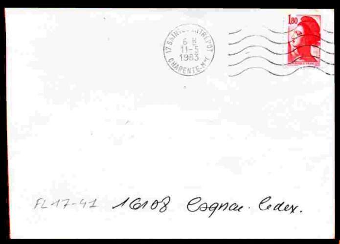 Dept 17 (Charente Maritime) SAINTES ENTREPOT 1983 > FD 5LO