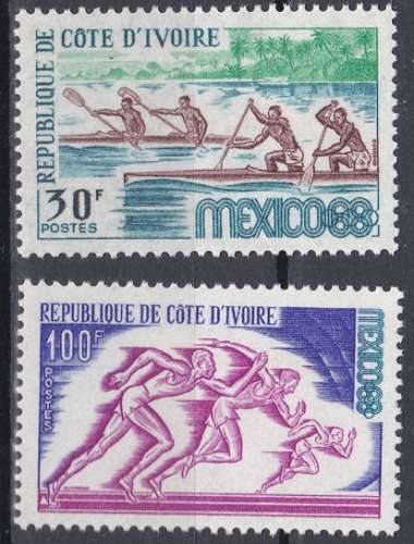 Côte d'Ivoire 1968 Jeux olympiques - Mexico, Mexique  (H33)