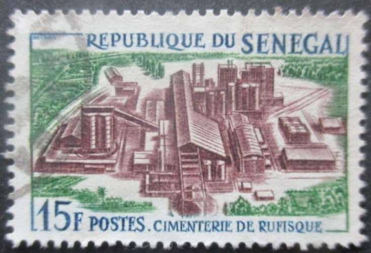 SENEGAL N°237 Cimenterie de Rufisque oblitéré