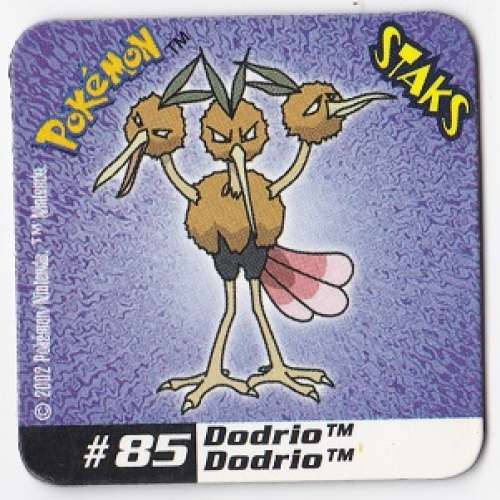 Magnet 2002 Staks Pokémon 085 Dodria