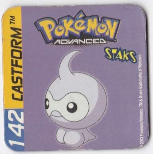 Magnet 2003 Staks Pokémon Advenced 142 Castform