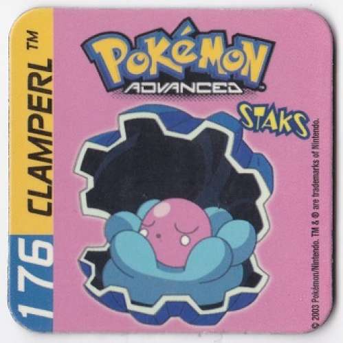 Magnet 2003 Staks Pokémon Advenced 176 Clamperl